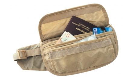 TravelSafe Skin Waist Pouch – Pengebælte – Sandfarvet
