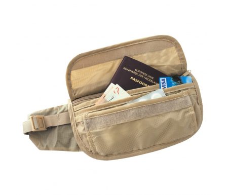 TravelSafe Skin Waist Pouch – Pengebælte – Sandfarvet