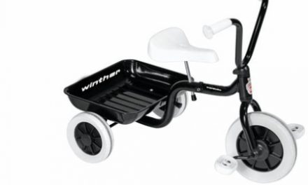 Trehjulet cykel Winther sort