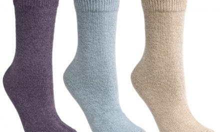 Trespass Alert – Vinterstrømper til dame – 3 pak – lilla/blå/beige –