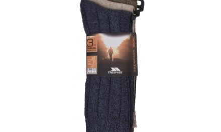 Trespass Intense – Casual unisex strømper – 3-pak – Sort/grå