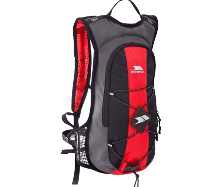 Trespass Mirror – Drikkerygsæk – 15 liter inkl. 2 liter blærer – Sort/rød