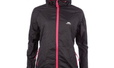 Trespass Qikpac -Regnjakke til dame – Sort