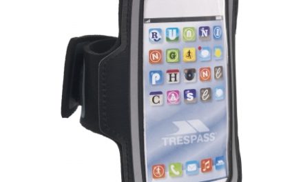 Trespass Strand – Smartphone løbearmbånd – Sort