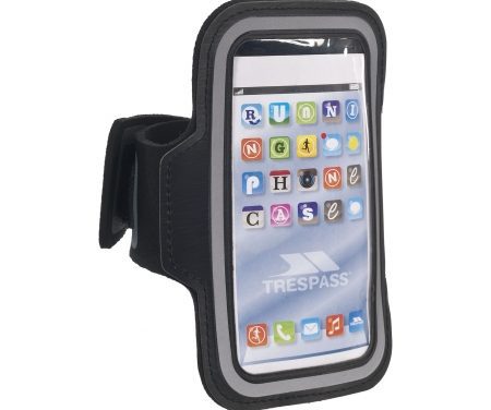 Trespass Strand – Smartphone løbearmbånd – Sort