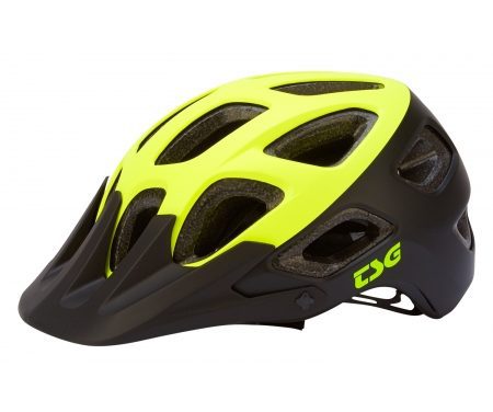 TSG Cykelhjelm – Seek graphic design – MTB – Block acid gul sort