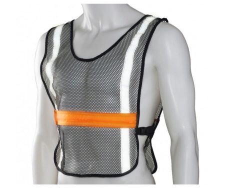 Ultimate Performance – High Visibility LED Vest – Løbe/cykelvest – Onesize – Sort/orange