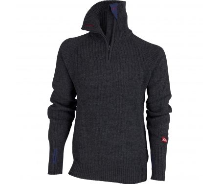 Ulvang Rav Sweater w/zip – Uldtrøje Unisex – Koksgrå