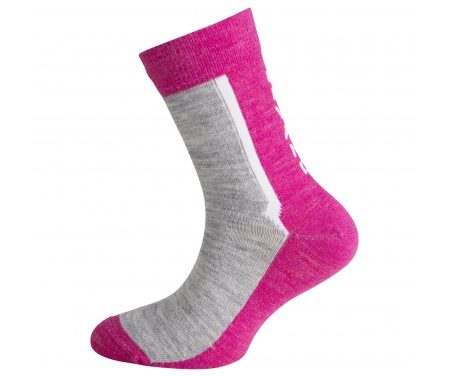 Ulvang Ultra Jr 2 pk – Let uldsok børn – Pink/Grå