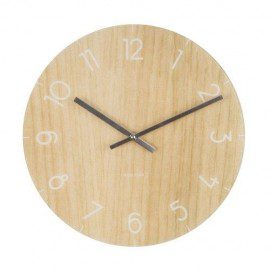 Karlsson Vægur Lyst Træ Glas fra Karlsson