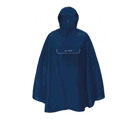 Vaude Valdipino Poncho/Regnslag – Marine Blå