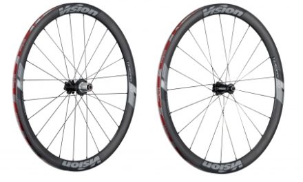 Vision Trimax Carbon 40 Disc CL – Hjulsæt – 700c – Clincher – Carbon/Alu
