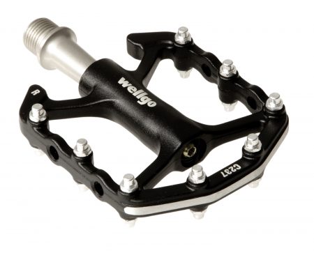 Wellgo platform pedaler til MTB og Trekking cykler – Sort