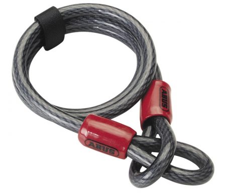 Wire Abus Cobra 12 med et øje i hver ende 120 cm lang