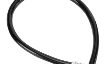 Wirelås Abus 1100 55 cm med kode Sort