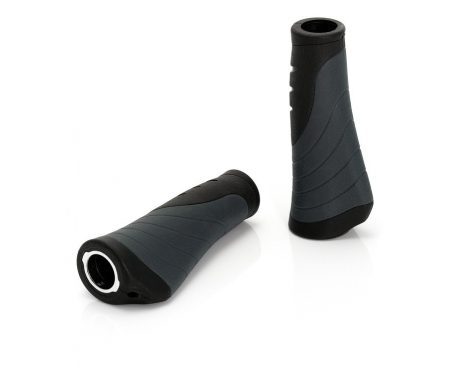 XLC håndtag sæt Ergonomisk sort/grå – 135mm lange