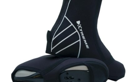 Xtreme Skoovertræk X-Neo med 2 delt sål og refleks Neopren Sort