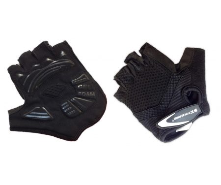 XTreme X-Basic – Cykelhandske med gel – Sort – Kort