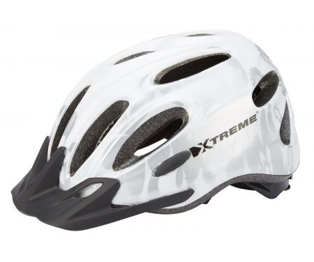 Xtreme – X-City – Cykelhjelm – Str. 55-60 cm – Hvid/Sølv