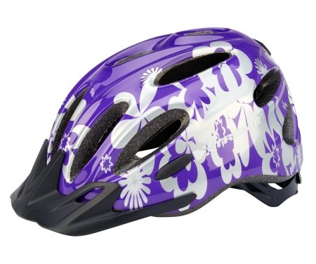 Xtreme – X-City – Cykelhjelm – Str. 55-60 cm – Lilla/Sølv