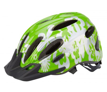 Xtreme – X-City – Cykelhjelm – Str. 55-60 cm – Lime/Sølv