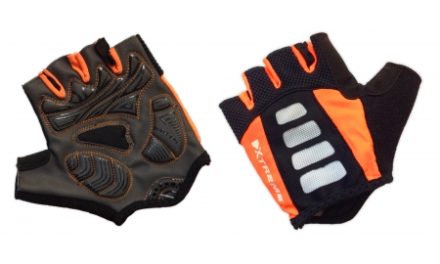 XTreme X-Guard – Cykelhandske – Sort/orange – Kort