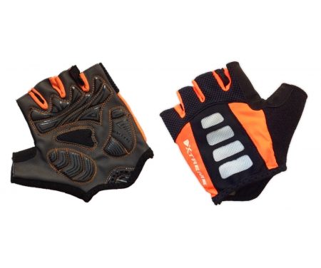 XTreme X-Guard – Cykelhandske – Sort/orange – Kort