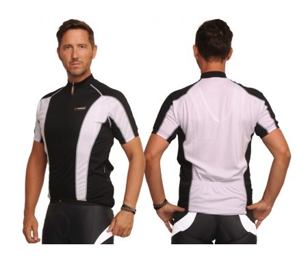 XTreme X-Jens – Cykeltrøje med korte ærmer – Sort/Hvid