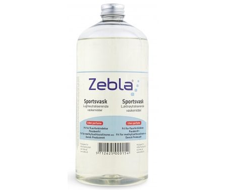 Zebla Sportsvaskemiddel – Parfumefri – 1000 ml